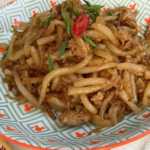 Malaysian Loh Shu Fun or rice noodles, made without a claypot in this super easy recipe