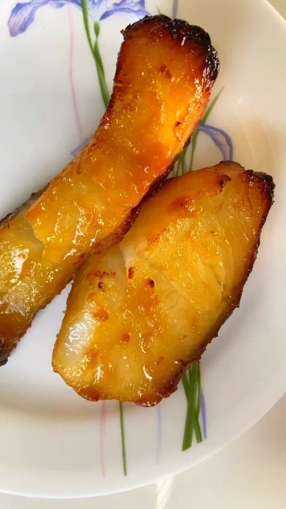 Nobu's famous miso-marinated cod in a super simple air fryer recipe