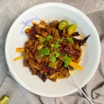 Burmese Spicy Chicken Gizzard, spicy, tangy and chewy, its an adventurous treat!