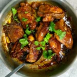 Vietnamese Caramel Chicken with a sweet sauce that kids and adults will love with rice!