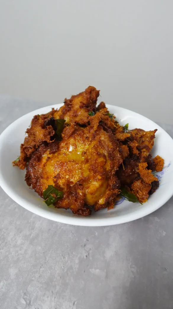 Malaysian Spiced Fried Chicken or Ayam Goreng Berempah